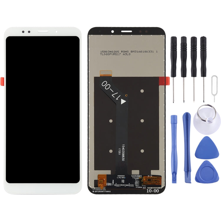 Xiaomi Redmi 5 Plus White LCD Screen and Digitizer Assembly