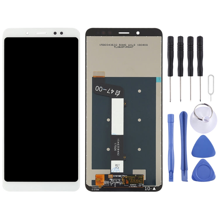 Full White LCD Screen and Digitizer Assembly for Xiaomi Redmi Note 5 / Note 5 Pro