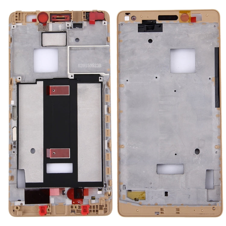 Gold Front Housing LCD Frame Bezel Plate for Huawei Mate S
