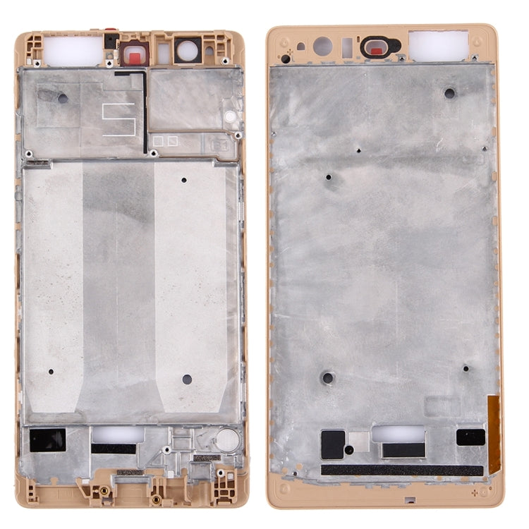 Front Housing LCD Frame Bezel Plate Replacement for Huawei P9 Plus - Gold