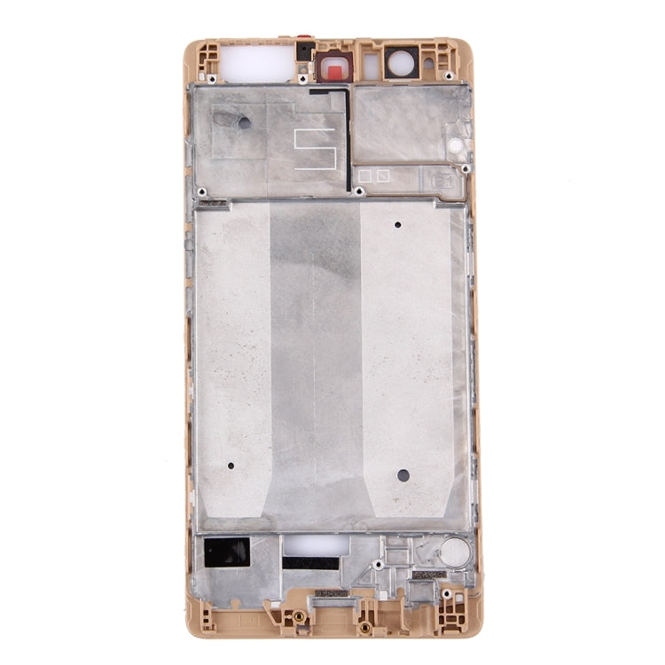 Front Housing LCD Frame Bezel Plate Replacement for Huawei P9 Plus - Gold