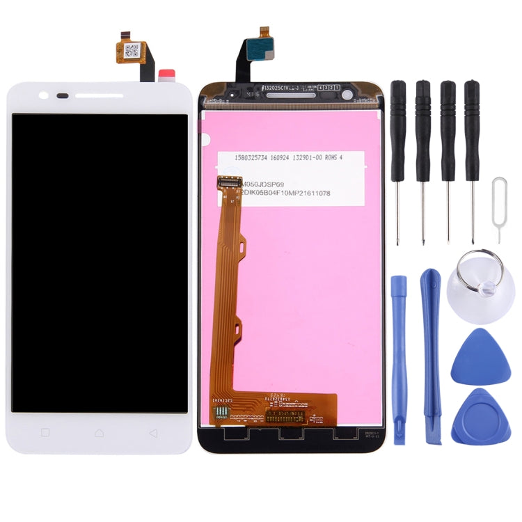 Full Assembly LCD Screen and Digitizer for Lenovo C2 / K10a40 in White Color