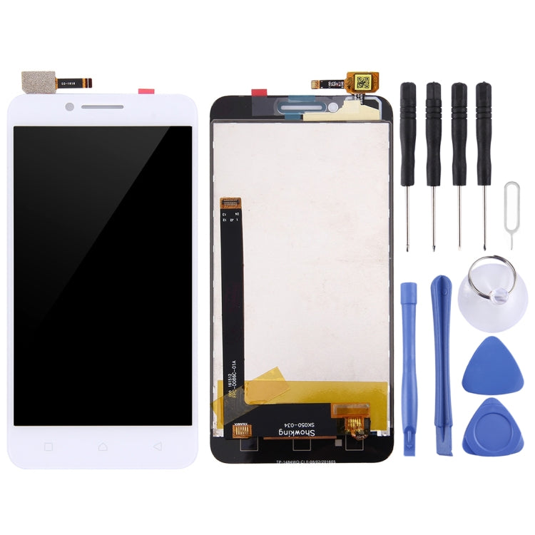 Full Assembly LCD Screen and Digitizer for Lenovo VIBE C / A2020 (White)