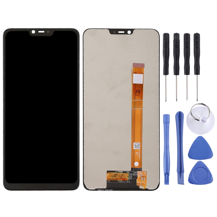 Black LCD Screen and Digitizer Full Assembly for OPPO A5 / A3s / Realme C1 / Realme2