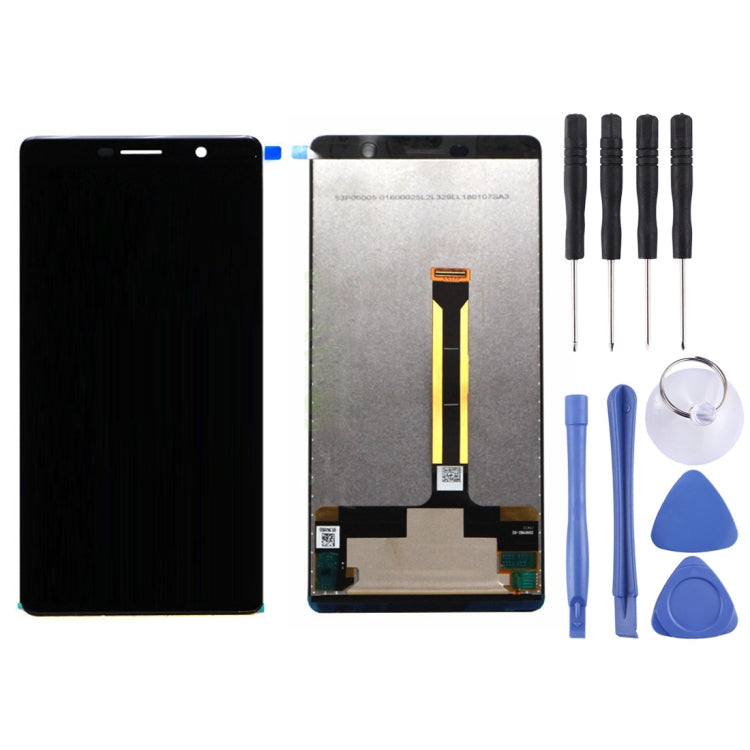 LCD Screen and Touch Digitizer Assembly for Nokia 7 Plus / E9 Plus (Black)