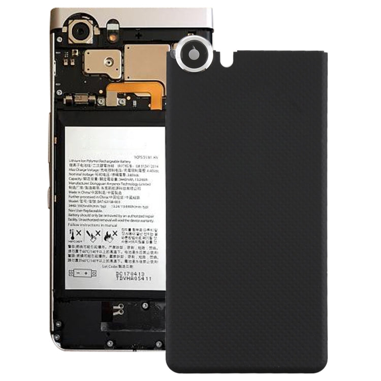 Blackberry Keyone Back Cover with Built-in Camera Lens in Black