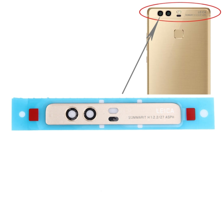 Replacement Gold Camera Lens for Huawei P9