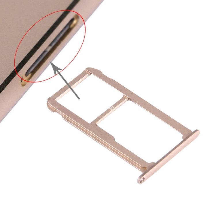 Gold Nano SIM + Micro SD Card Tray for Huawei Honor V8