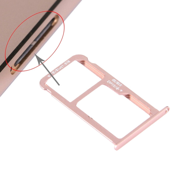 Huawei Honor V8 Nano SIM + Micro SD / Nano SIM Card Tray (Rose Gold)