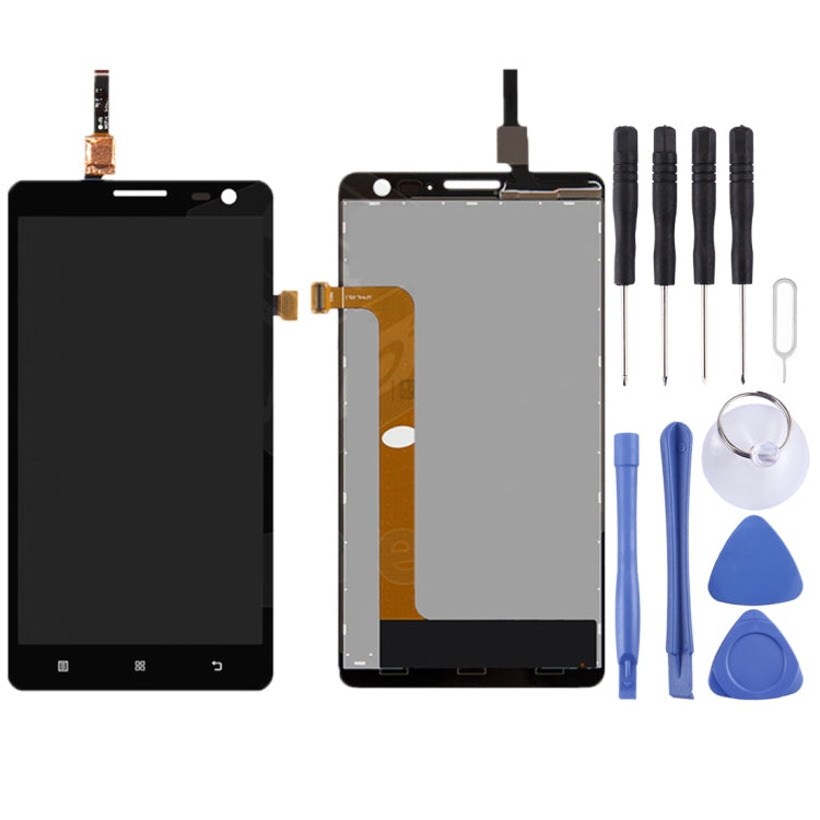 Lenovo S856 Black Screen Digitizer Assembly With LCD Display