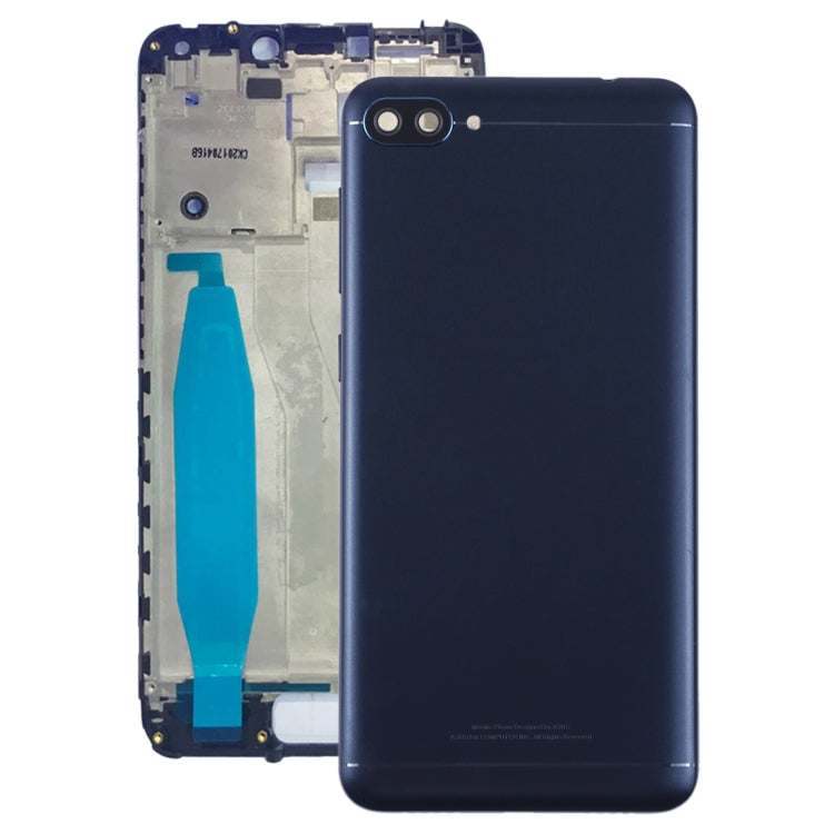 Blue Back Cover with Camera Lens & Side Keys for Asus Zenfone 4 Max ZC520KL X00HD