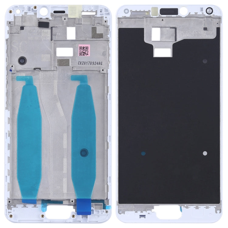 Front Housing LCD Frame Bezel Plate for Asus Zenfone 4 Max ZC554KL X00IS X00ID in White