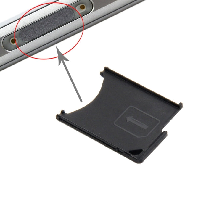 Black Card Tray Replacement for Sony Xperia Z / L36h
