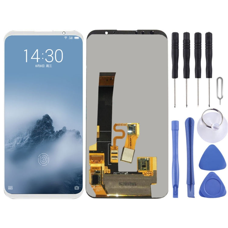 LCD Screen and Digitizer Full Assembly in White for Meizu 16 / 16th / M882H / M882Q