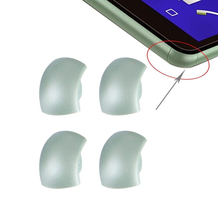 Green Front Bezel Edge Replacement for Sony Xperia C4 - Set of 4 Pieces