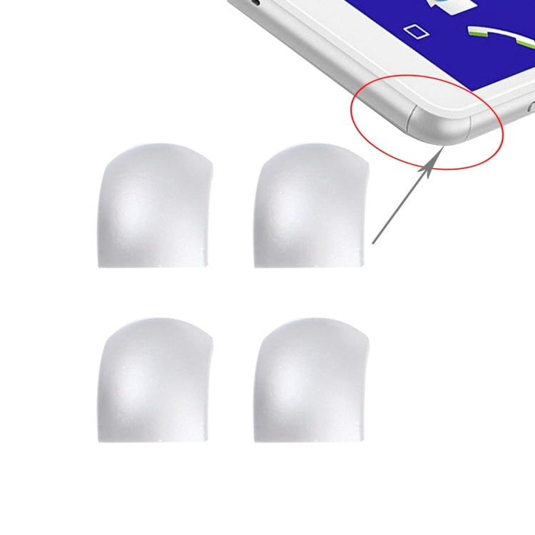 4-Piece White Front Bezel Edge for Sony Xperia C4