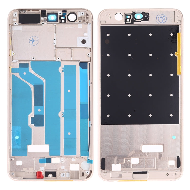 Gold Front Housing LCD Frame Bezel Plate for Huawei Honor 8 - Restore Your Device's Appearance and Functionality