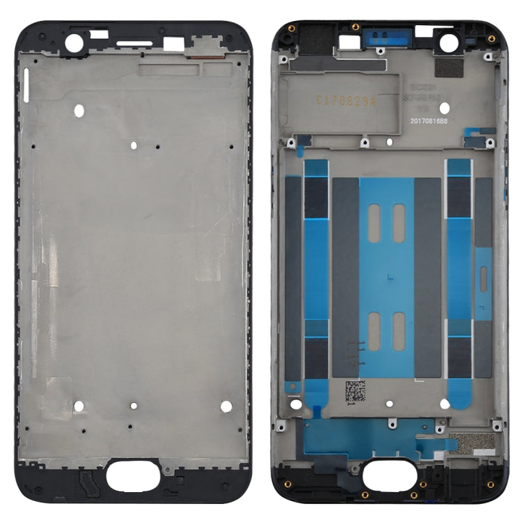 OPPO A57 Front LCD Bezel Plate in Black