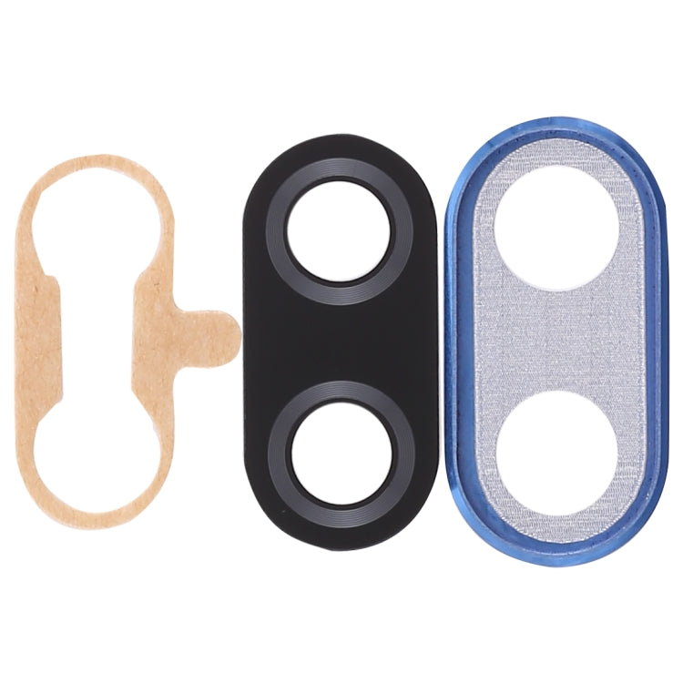 10-Piece Back Camera Bezel Set with Lens Cover & Adhesive for Huawei Nova 3i (Blue)