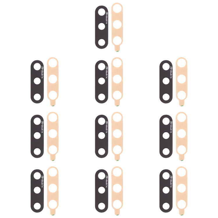 10-Piece Back Camera Lens Kit with Adhesive for Huawei Honor 7C