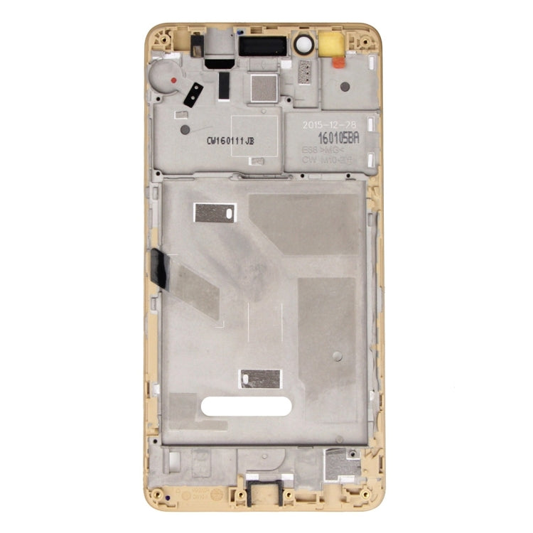 Front Housing LCD Frame Bezel Plate for Huawei Honor 5X / GR5 (Gold)