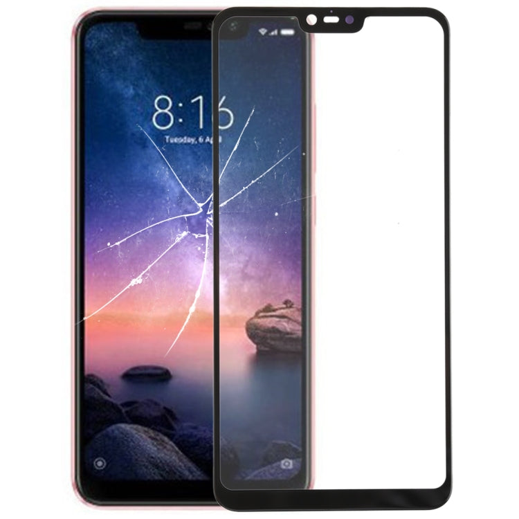 Front Screen Outer Glass Lens for Xiaomi Redmi Note 6 in Black with Installation Tips