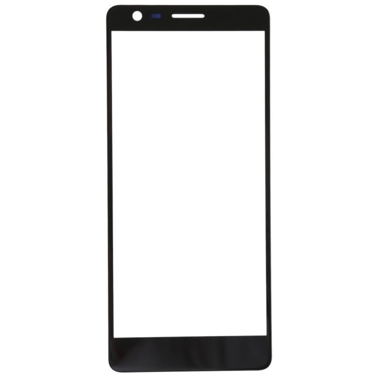 Front Screen Outer Glass Lens for Nokia 3.1 in Black
