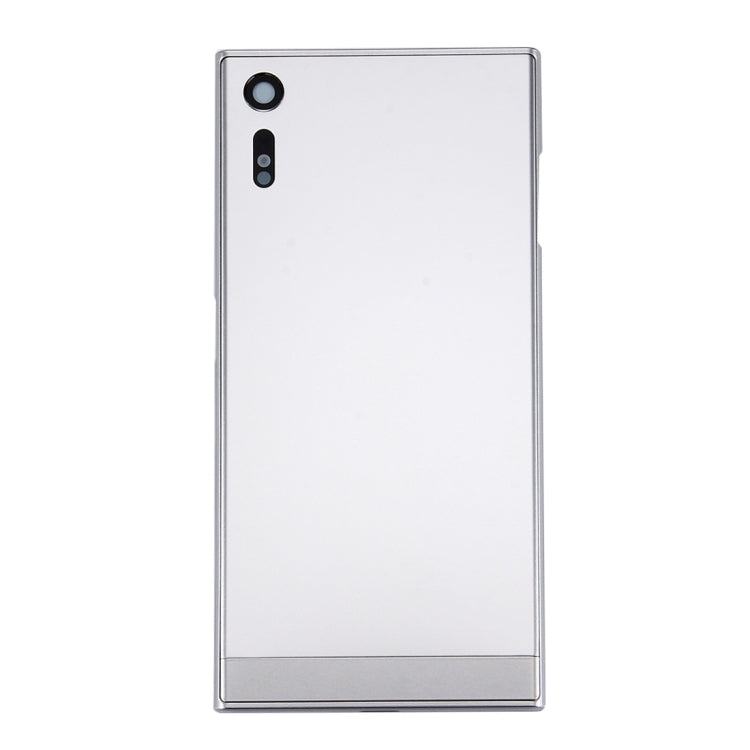 Silver Back Battery Cover, Bottom Cover, and Middle Frame for Sony Xperia XZ