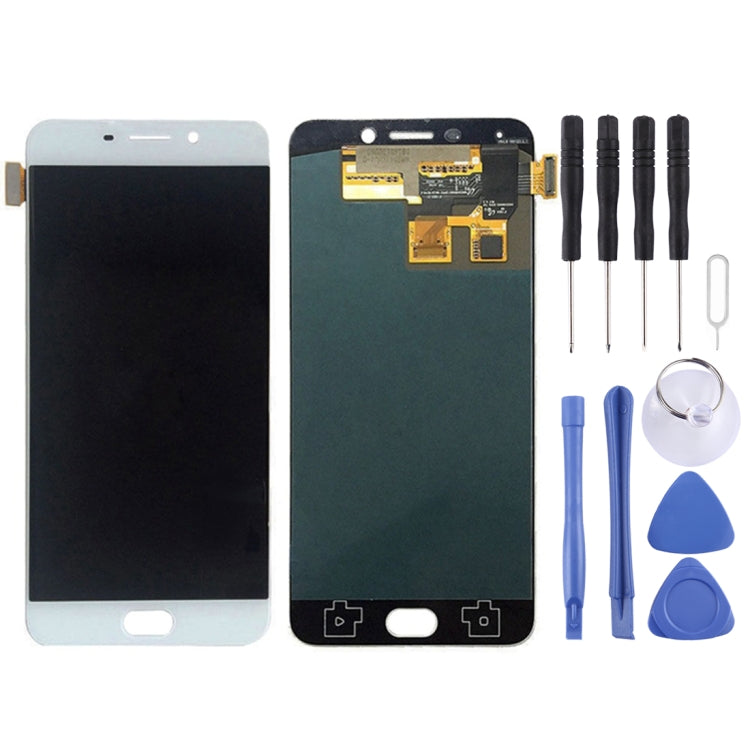 Premium OLED Replacement LCD Display and Touch Screen Digitizer Assembly for OPPO R9 / F1 Plus (White)