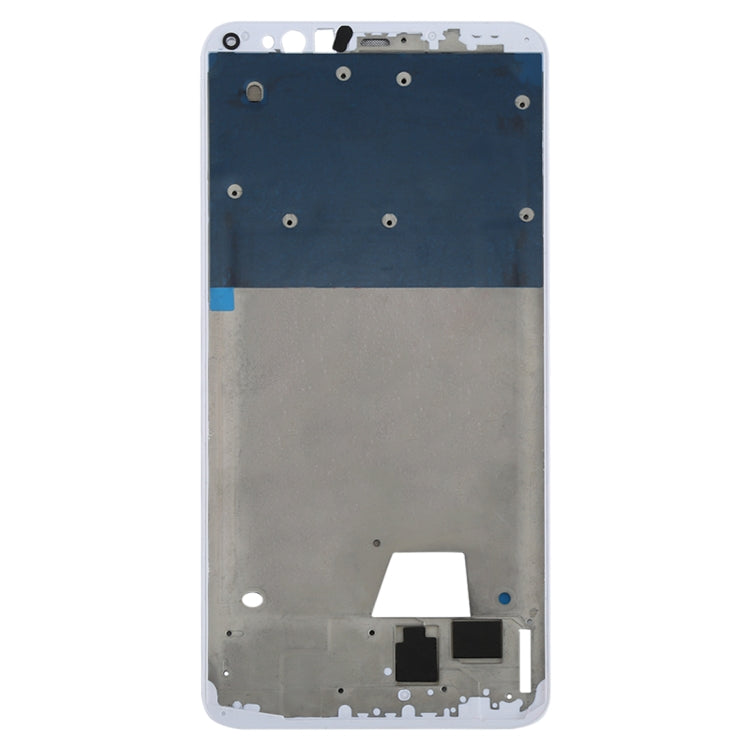 Front Housing LCD Frame Bezel Plate Replacement for OPPO R11s (White)