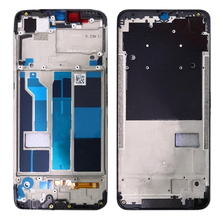 Replacement Front Housing LCD Frame Bezel Plate for OPPO K1 (Black)