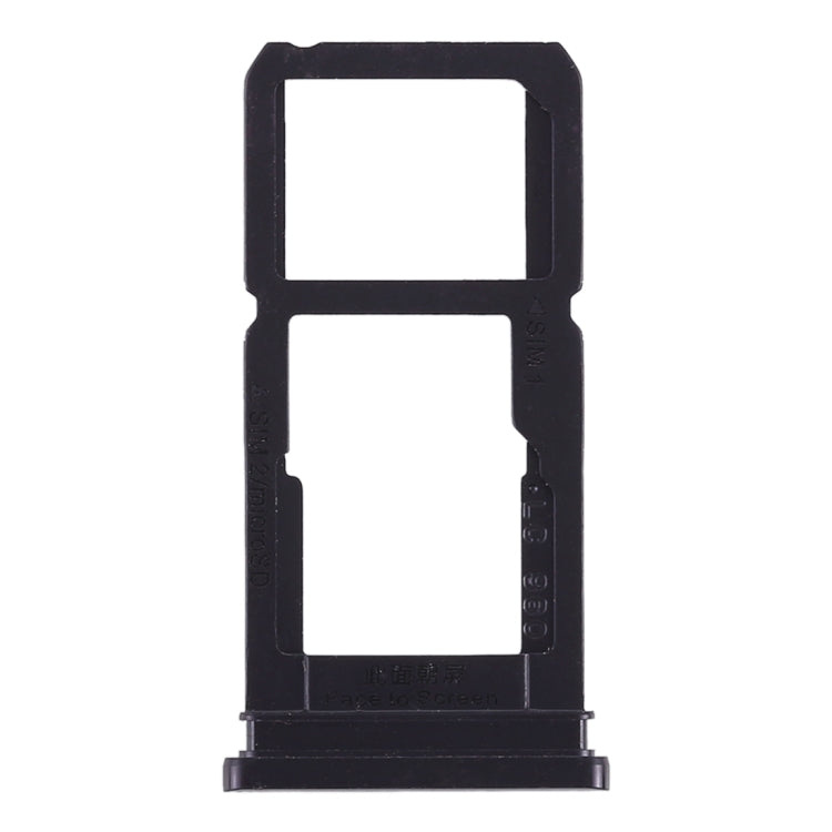 SIM Card Tray and Micro SD Card Tray Replacement for OPPO R15 (Black)