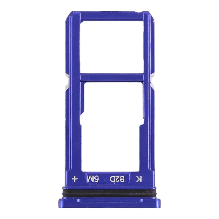 SIM Card Tray and Micro SD Card Tray Set for OPPO R15 in Blue