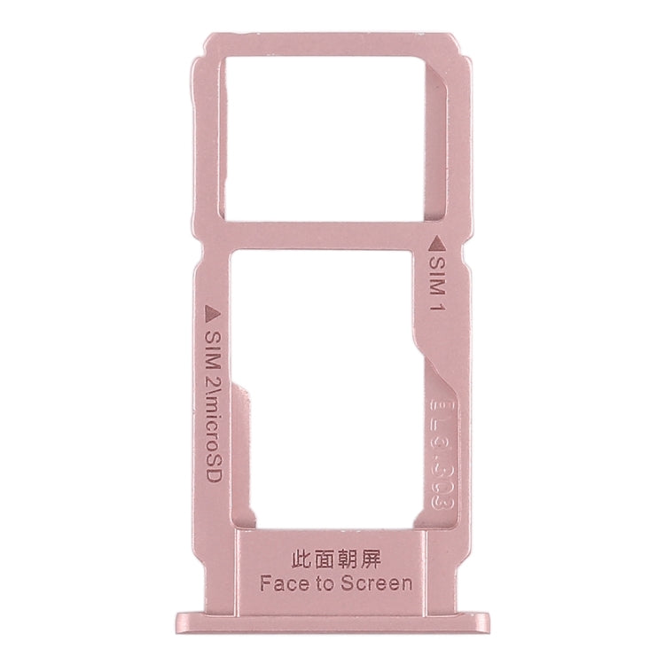 SIM Card Tray and Micro SD Card Tray Combo for OPPO R11 Plus (Rose Gold)