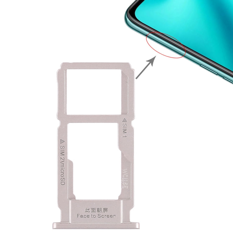 OPPO R11 Plus Silver SIM Card Tray with Micro SD Card Slot