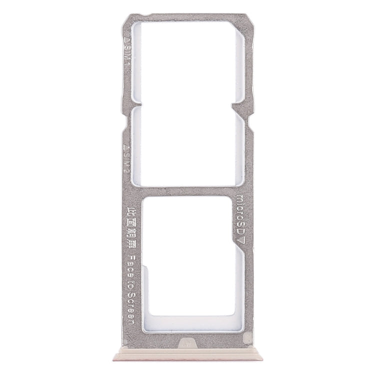 2-in-1 SIM and Micro SD Card Tray for OPPO A77 (Rose Gold)