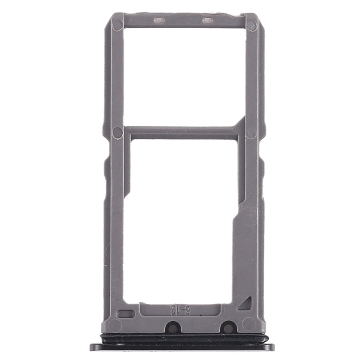 SIM Card Tray + Micro SD Card Tray for Vivo X21 (Black)