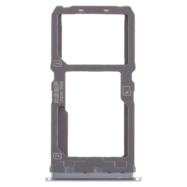 SIM Card Tray and Micro SD Card Tray Replacement for Vivo X21 (Silver)