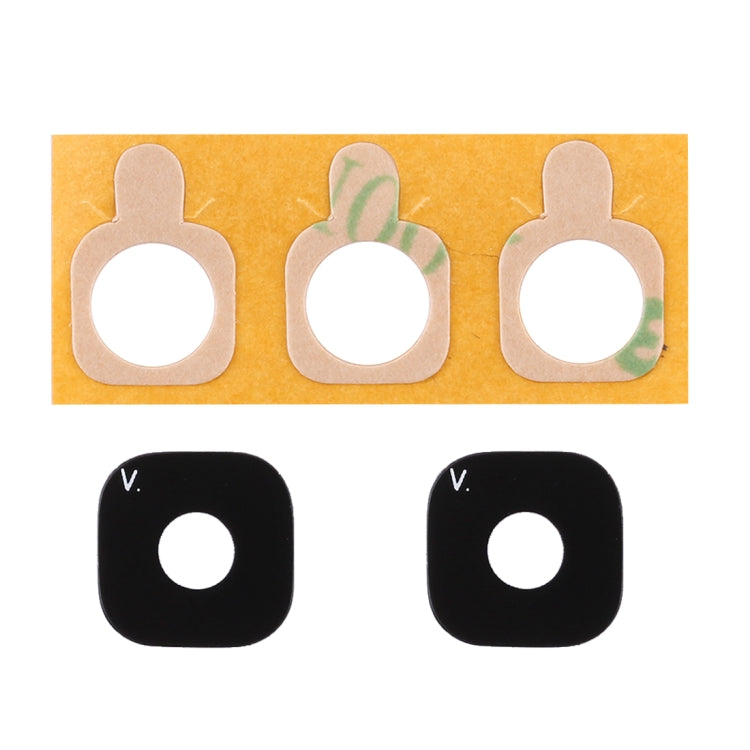 Replacement Set of 10 PCS Back Camera Lens Covers with Stickers for Galaxy J2 Pro (2016)