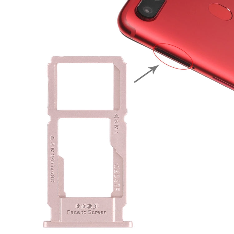 SIM Card Tray Replacement for OPPO R11s - Rose Gold
