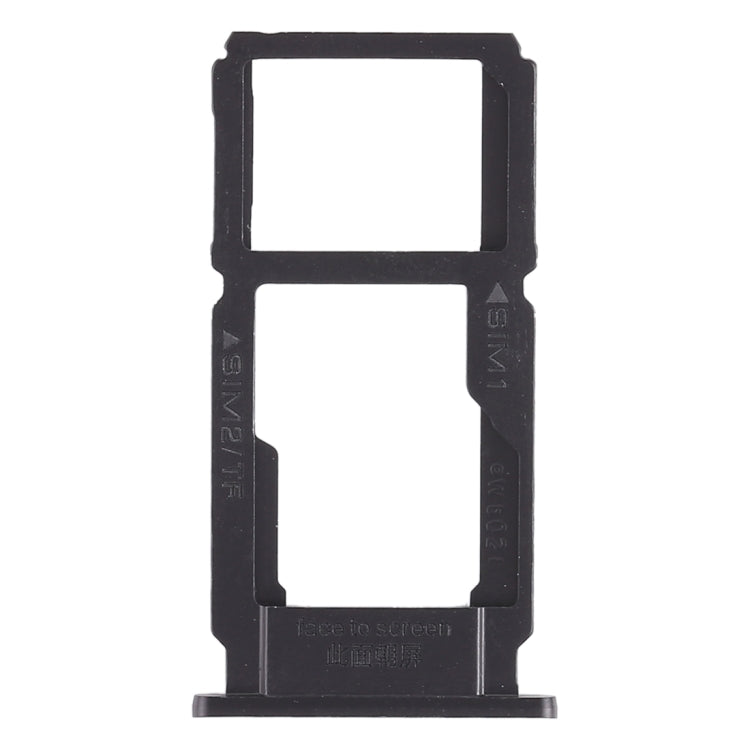 SIM Card Tray and SIM Card/Micro SD Card Tray Replacement for OPPO R9sk (Black)