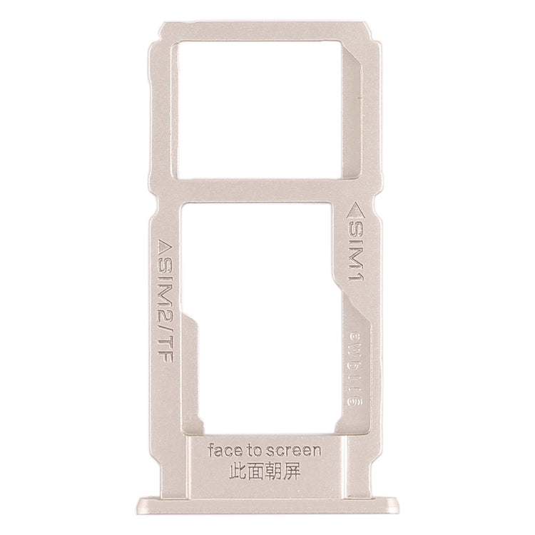 Gold SIM Card Tray + Micro SD Card Tray for OPPO R9sk