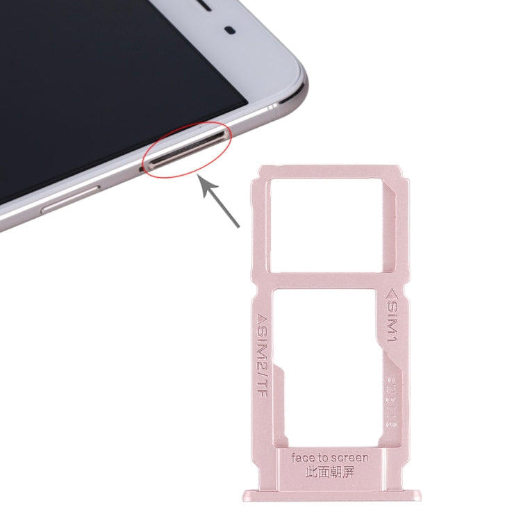 SIM Card Tray and Micro SD Card Tray for OPPO R9sk (Rose Gold)
