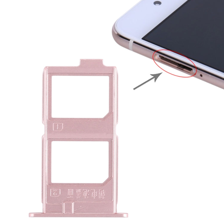 2-Pack Rose Gold SIM Card Trays for Vivo X7 Plus