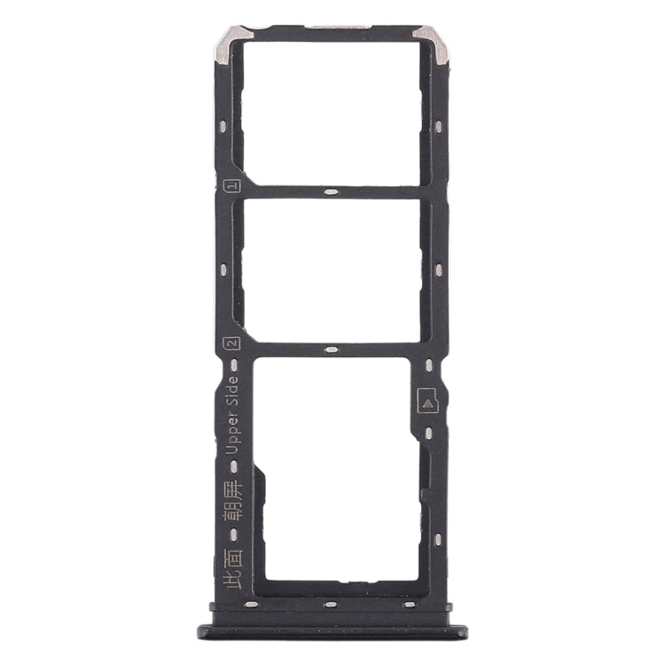 Vivo Y97 SIM Card Trays + Micro SD Card Tray Set (Black)
