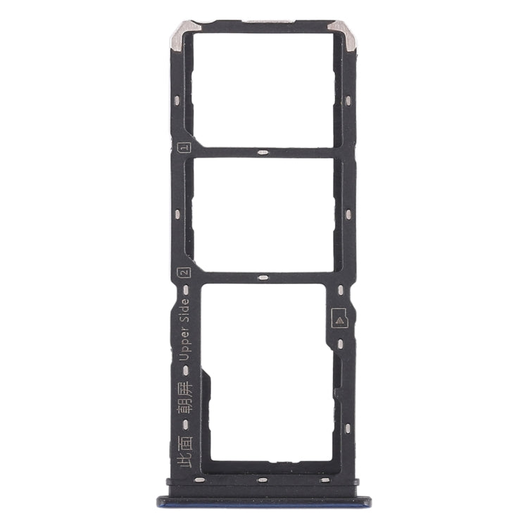 SIM Card Tray and Micro SD Card Tray Set for Vivo Y97 - Blue