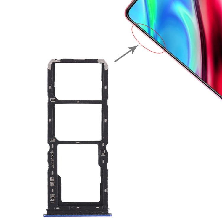 Vivo Y93 Blue SIM Card and Micro SD Card Tray Set