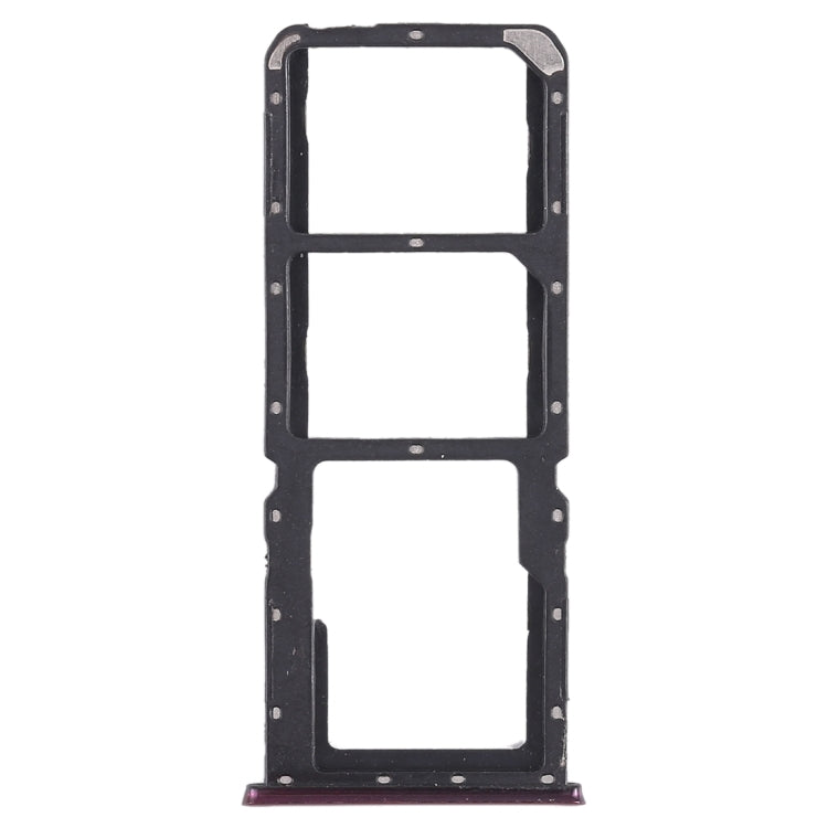 SIM and Micro SD Card Tray Set for OPPO A7x / F9 / F9 Pro / Realme 2 Pro (Red)