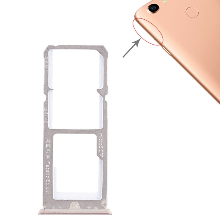 OPPO A79 SIM Card and Micro SD Card Tray Set (Gold)