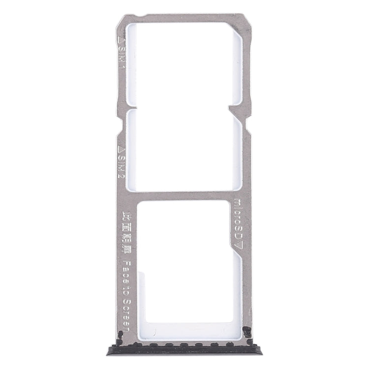 2 x SIM Card Tray + Micro SD Card Tray Kit for OPPO A83 (Black)